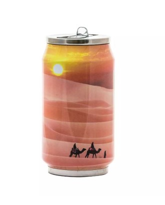Cutie izoterma cu pai, 280ml, model Sahara - YOKO DESIGN
